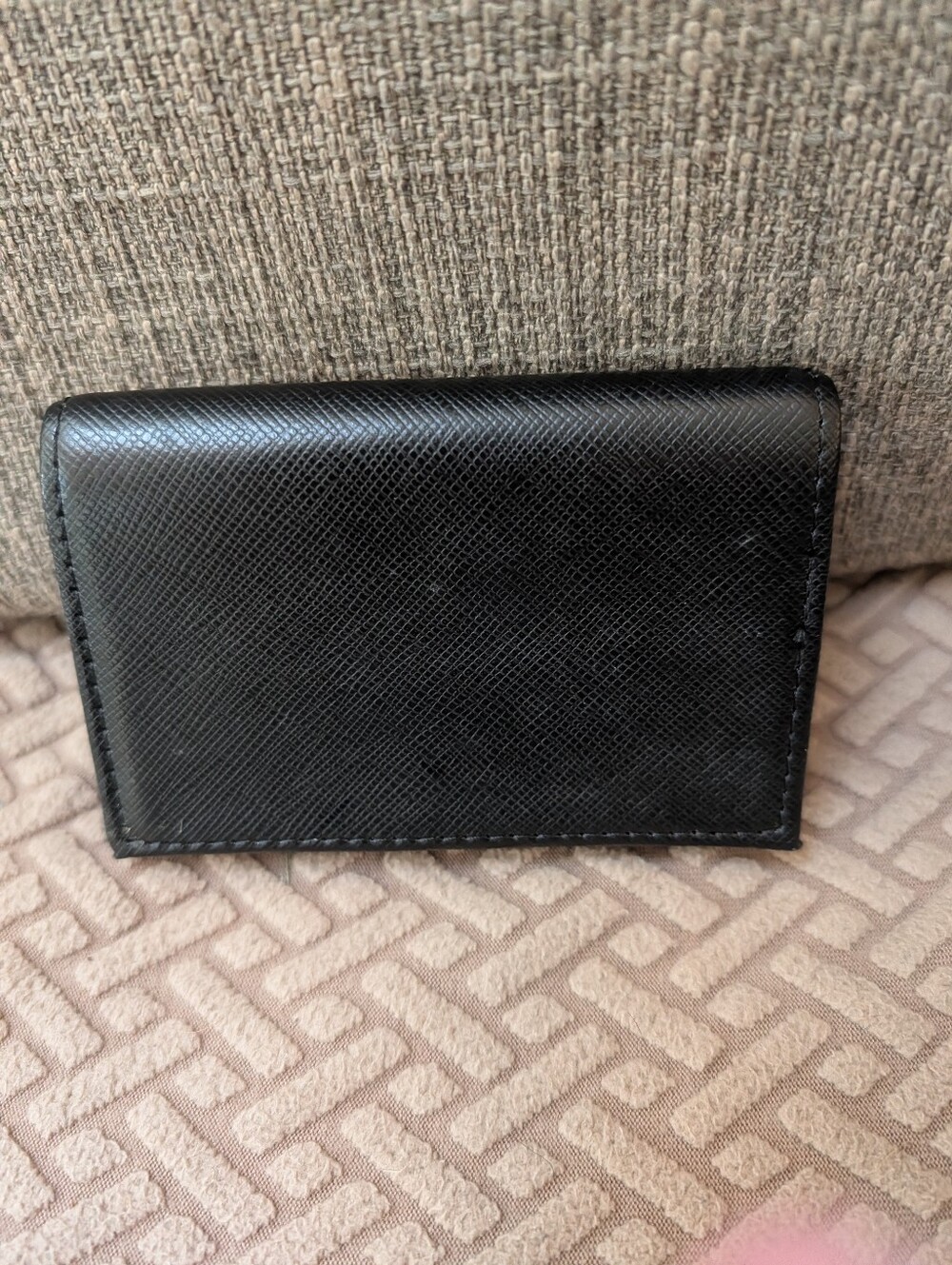 CREED Black Saffiano Leather Wallet NWOT - Picture 3 of 6